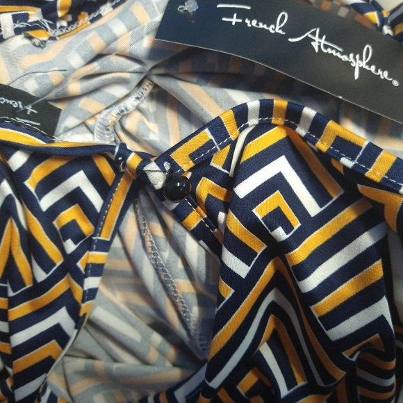 Elegant Maxi wide legged Monogram jumpsuit Plus Sizes comfy & stretchy - Picture 3 of 3